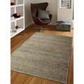 Glitzy Rugs 4 x 6 ft. Hand Knotted Sumak Jute Solid Rectangle Area RugCamel UBSJ00013S0005A4